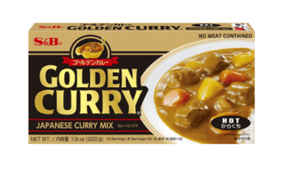 Golden Curry, Japansk Currymix Hot / Golden Curry, Japanese Curry Mix Hot