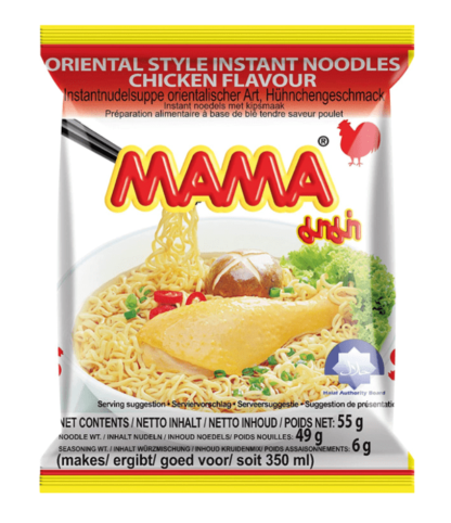 Mama Kycklingsmak nudlar / Mama Chicken Flavor Noodles