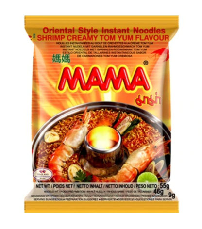 Mama Creamy Tom Yum Räksmak 55g / Mama Creamy Tom Yum Shrimp Flavor 55g