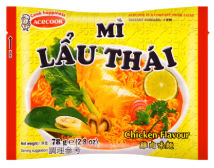 Mi Lau Thai Kycklingsmak