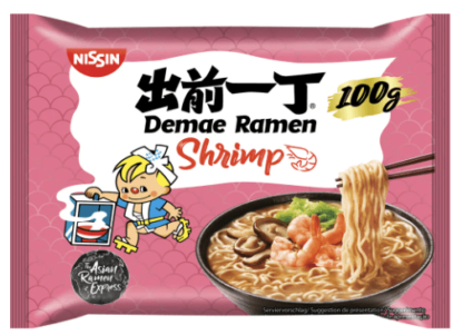 Nissin Demae Ramen Räksmak / Nissin Demae Ramen Shrimp flavor