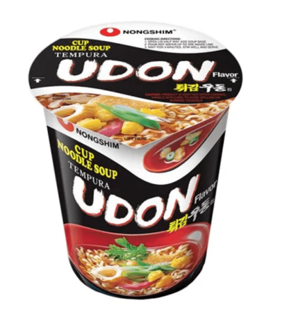 Nongshim Udon Tempura Nudelkopp 62g / Nongshim Udon Tempura Noodle Cup 62g