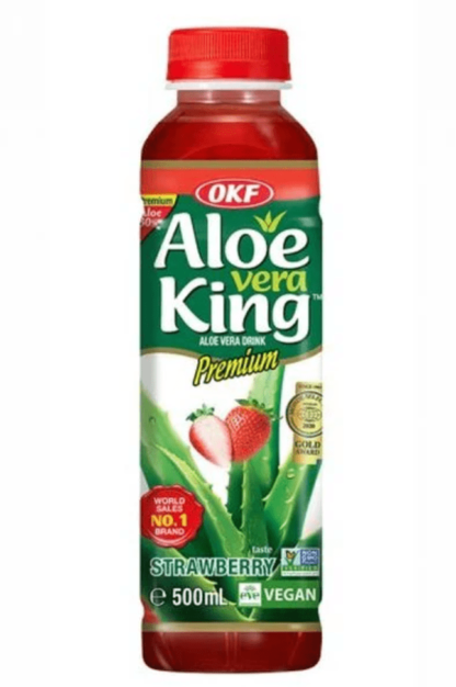 OKF Aloe Vera Jordgubb 500ml / OKF Aloe Vera Strawberry 500ml