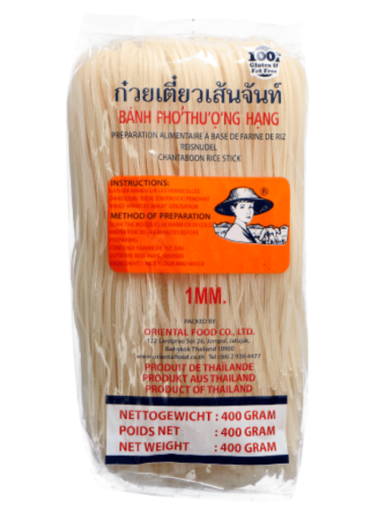 Risnudlar 1mm Farmer Brand / Rice noodles 1mm Farmer Brand