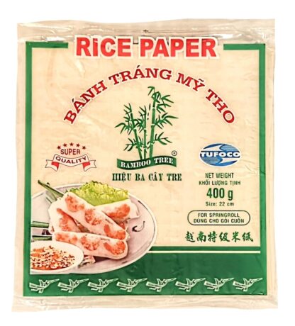 Rispapper För Vårrullar 22x22cm 400g / Rice paper for spring rolls 22x22cm 400g