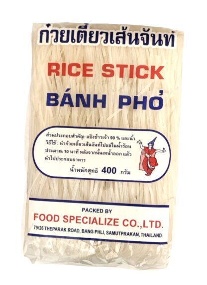 Risnudlar Thai Dancer 1,5mm (S) 400g / Rice noodles Thai Dancer 1.5mm (S) 400g