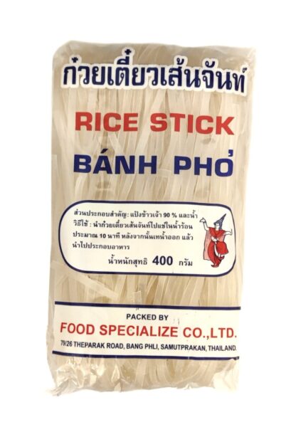 Risnudlar Thai Dancer 5mm (L) 400g / Rice noodles Thai Dancer 5mm (L) 400g