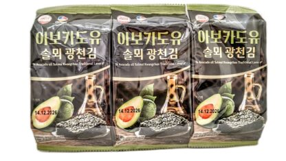 Sjögräs Snack Solmoi Kwangchun Avokadoolja 12g / Seaweed Snack Solmoi Kwangchun Avocado Oil 12g