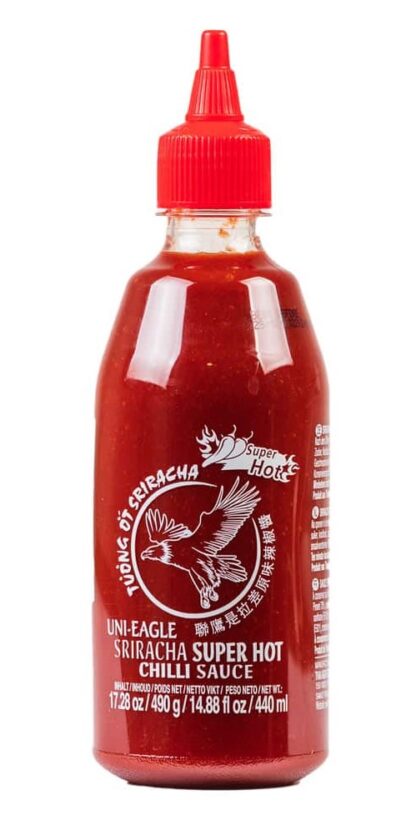 Sriracha Chilisås Super Hot Uni-Eagle 440ml / Sriracha Chili Sauce Super Hot Uni-Eagle 440ml