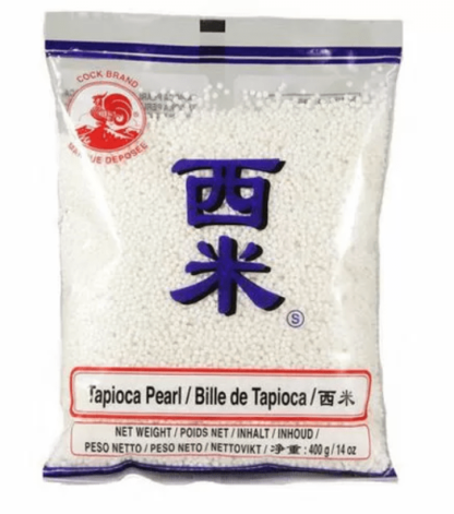 Tapiokapärlor Vit Cock Brand / Tapioca pearls White Cock Brand