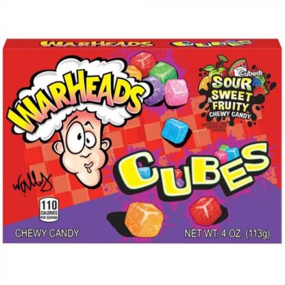 Warheads Sour Chewy Cubes113g